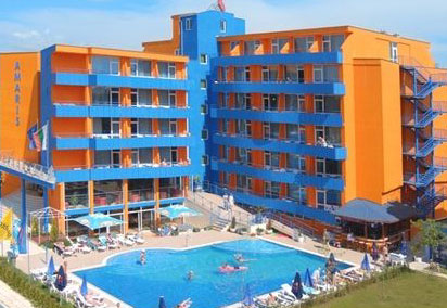 Отель Амарис 3*.Курорт Солнечный берег.Болгария.