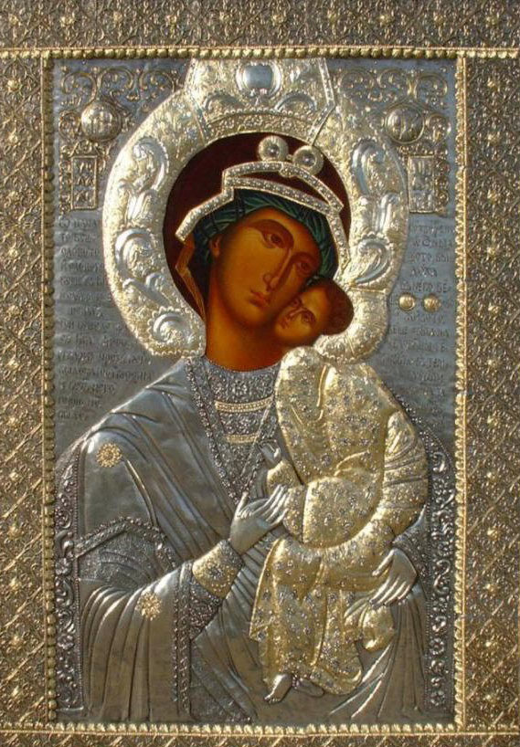Чудотворная икона в Бачковском монастыре в Болгарии